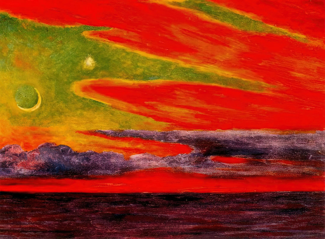 Museo Frida Kahlo Diego Rivera: A Journey into the Lives and Art of Mexico's Iconic Couple - EVENING TWILIGHT AT ACAPULCO 1956 by Diego Rivera