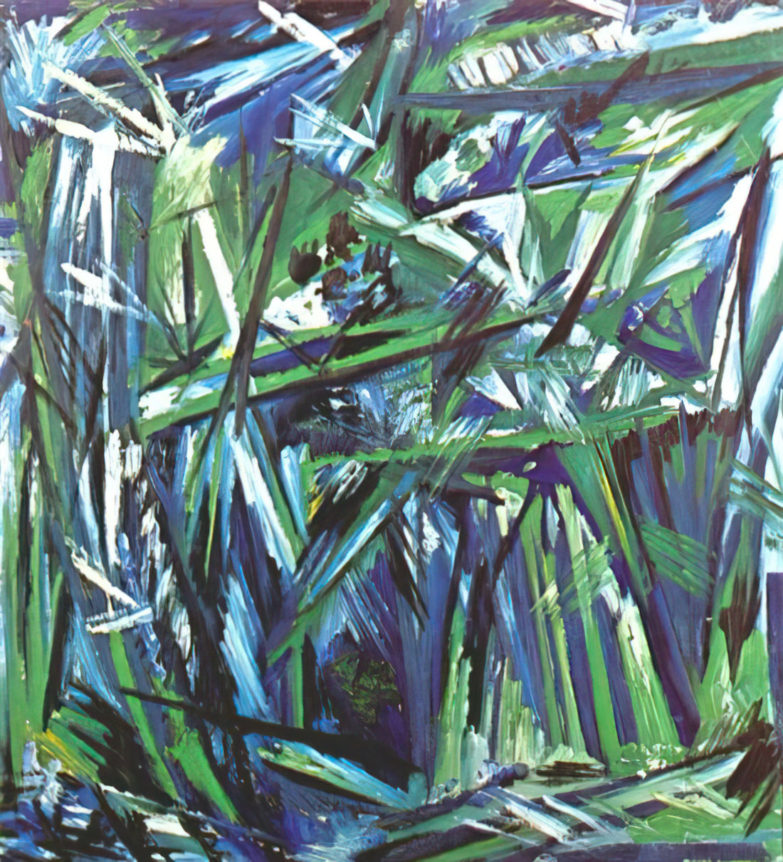 Natalia Goncharova: The Avant-Garde Pioneer of Russian Modernism - Green Forest - 1911 by Natalia Goncharova