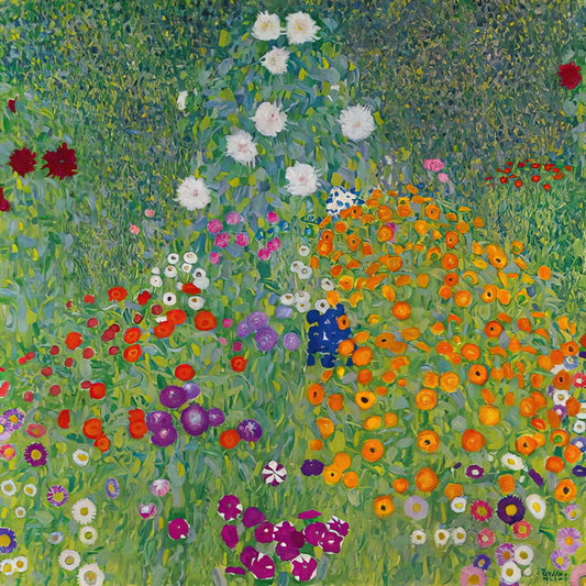 Neue Klimt: Rediscovering Gustav Klimt's Enduring Legacy in Modern Art Prints - BLUMENGARTEN 1907 by Gustav Klimt