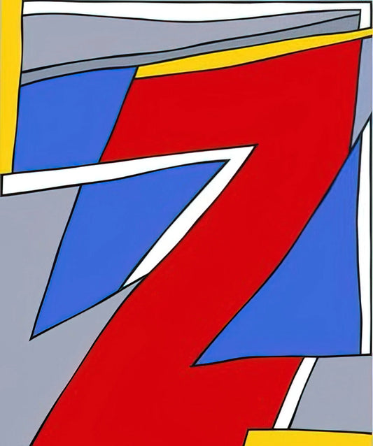 Nicholas Krushenick: The Pop Art Pioneer Who Redefined Abstract Painting - Ancient Image - 1984 by Nicholas Krushenick