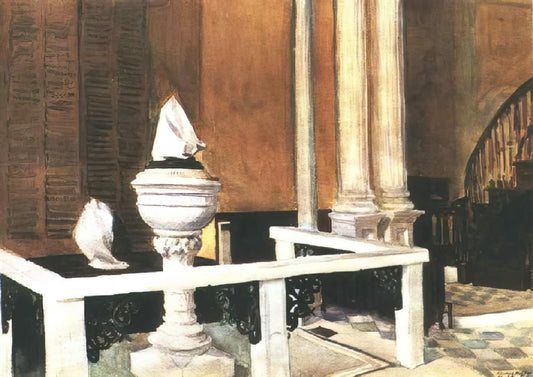 Nighthawks Art Print: The Definitive Guide to Edward Hopper's Iconic Masterpiece - Baptistry of St. John s by Edward Hopper