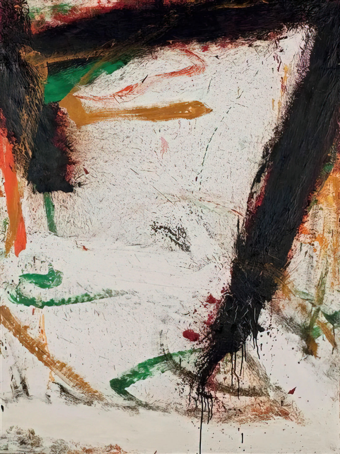 Norman Bluhm Acrylic Print: Elevating Post-War Abstraction in Modern Interiors - Gronk! - 1964 by Norman Bluhm