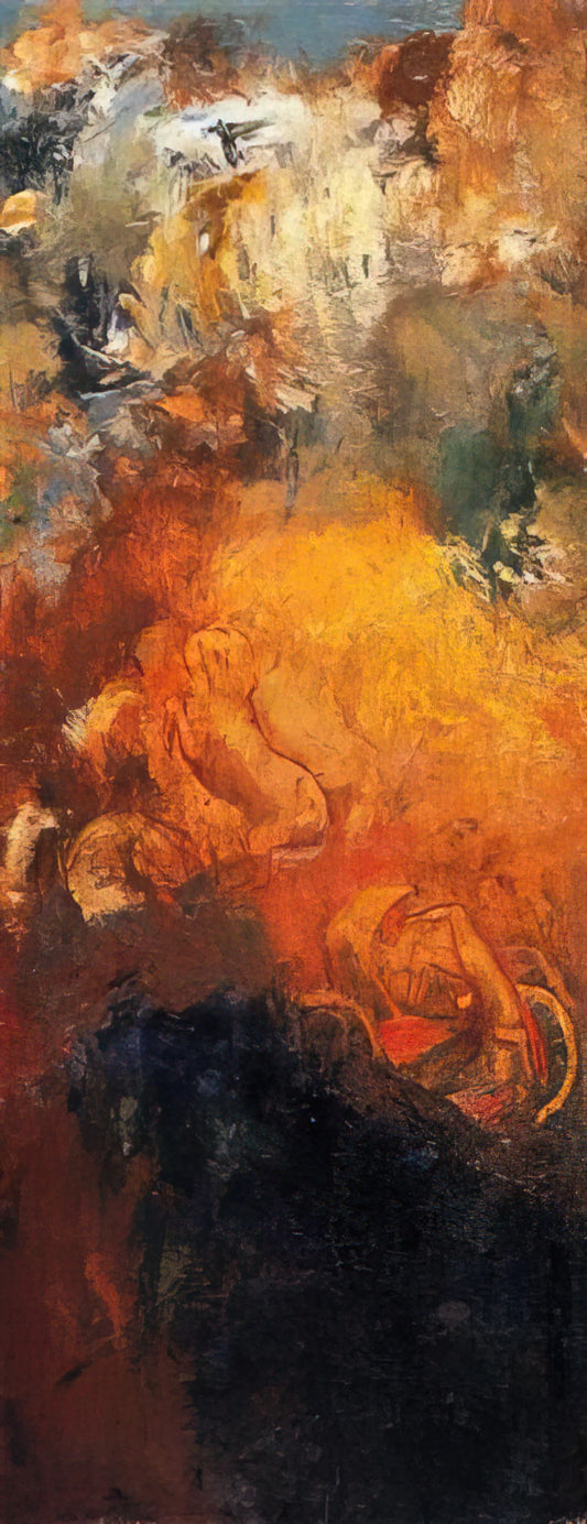 Odilon Redon's Mystical Conversation: A Journey into Symbolist Vision - APOLLO S CHARIOT by Odilon Redon
