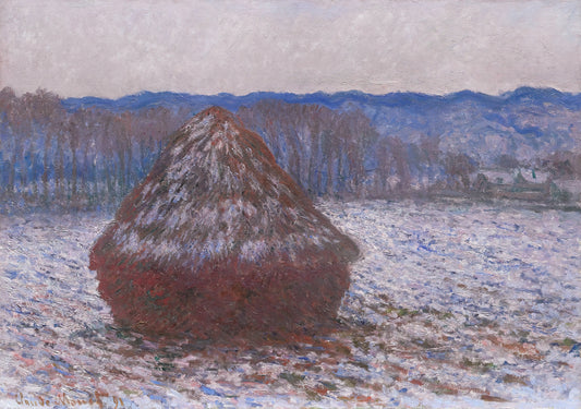 On Canvas Monet Paintings: The Master's Revolutionary Approach to Surface and Light - Stack of Wheat by claude monet