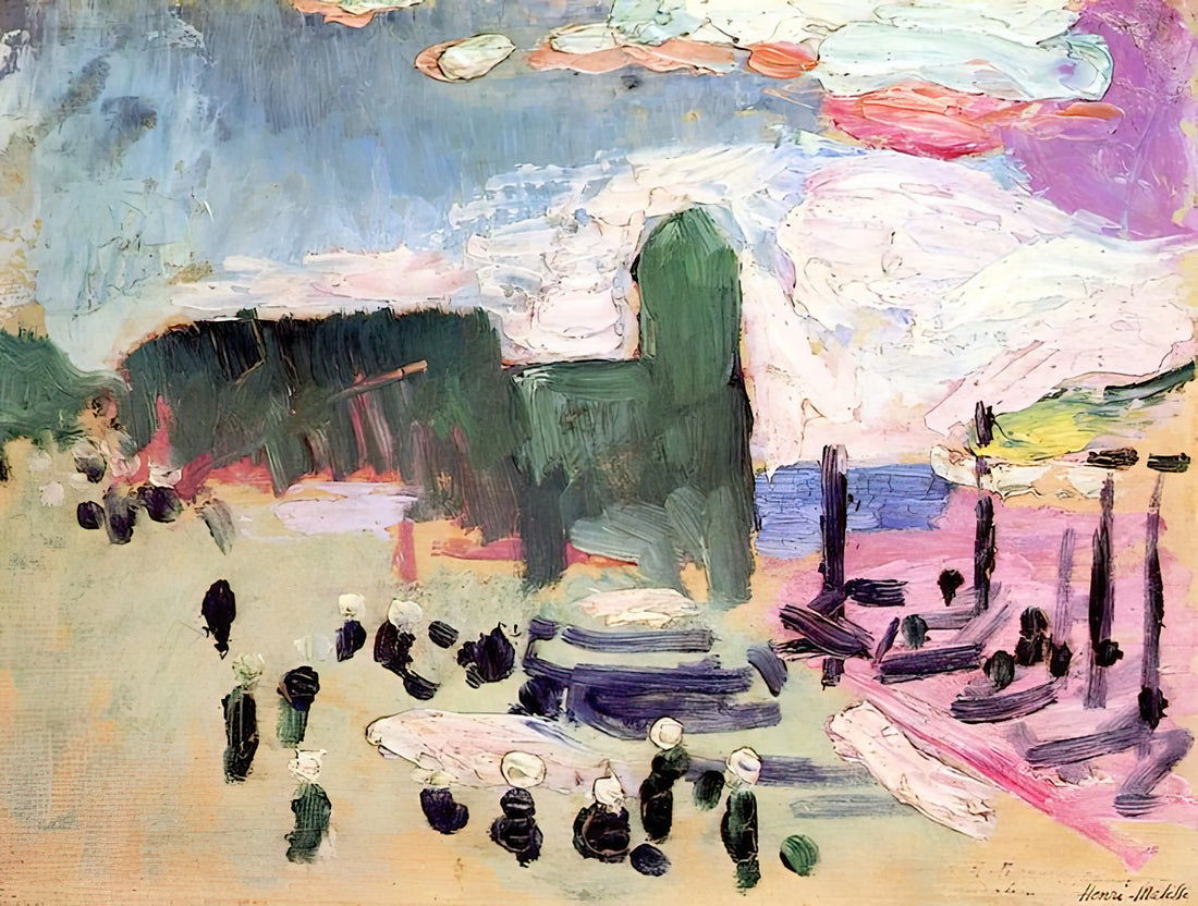 Open Window Matisse Print: A Portal to Fauvist Color and Light - COLLIOURE 1905 by Henri Matisse