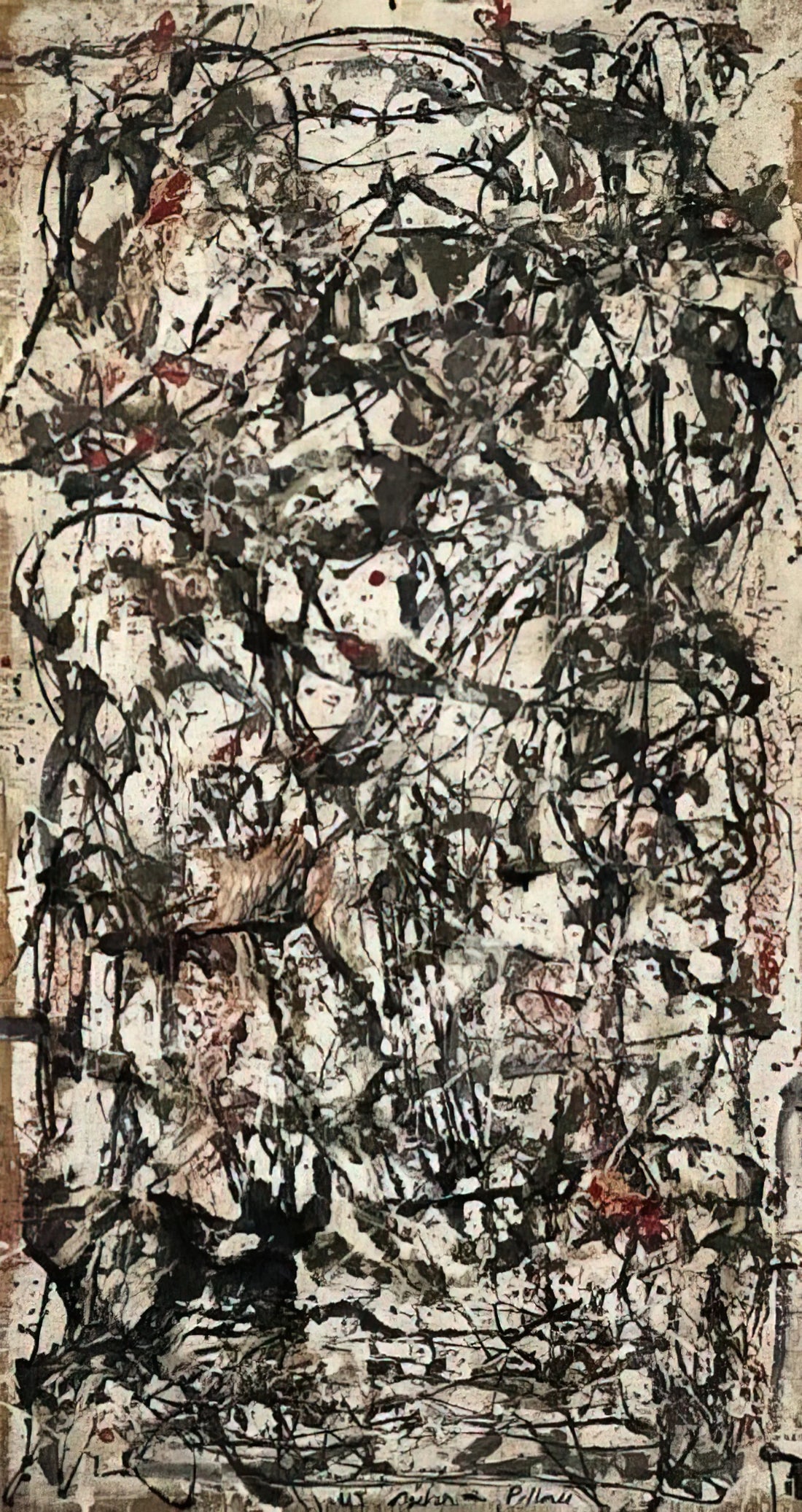 Original Jackson Pollock Art: Understanding the Legacy of an Abstract Expressionist Icon - ENCHANTED FOREST 1947 by Jackson Pollock