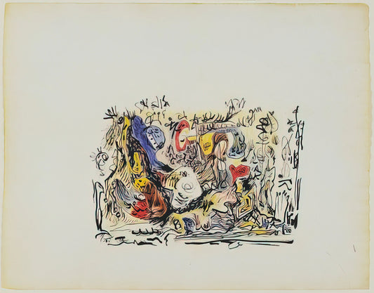 Original Pollock Painting Cost: A Collector's Guide to Jackson Pollock's Market Value - UNTITLED by Jackson Pollock