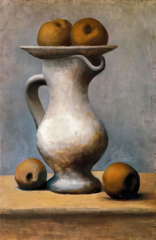 Pablo Picasso Prints: A Collector's Guide to the Master's Graphic Works - Still life with pitcher and apples by Pablo Picasso