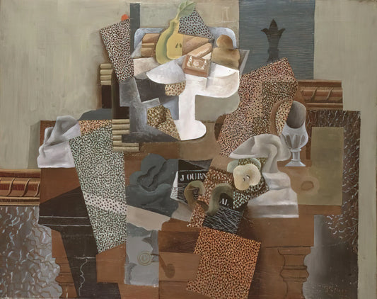Pablo Picasso and Contemporary Art: The Enduring Legacy of a Modern Master - Still Life with Compote and Glass - 1914 by Pablo Picasso