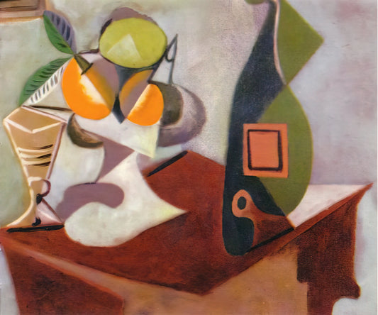 Pablo Picasso: A Comprehensive Guide to His Art, Legacy, and Museum-Quality Prints - Still life with lemon and oranges by Pablo Picasso
