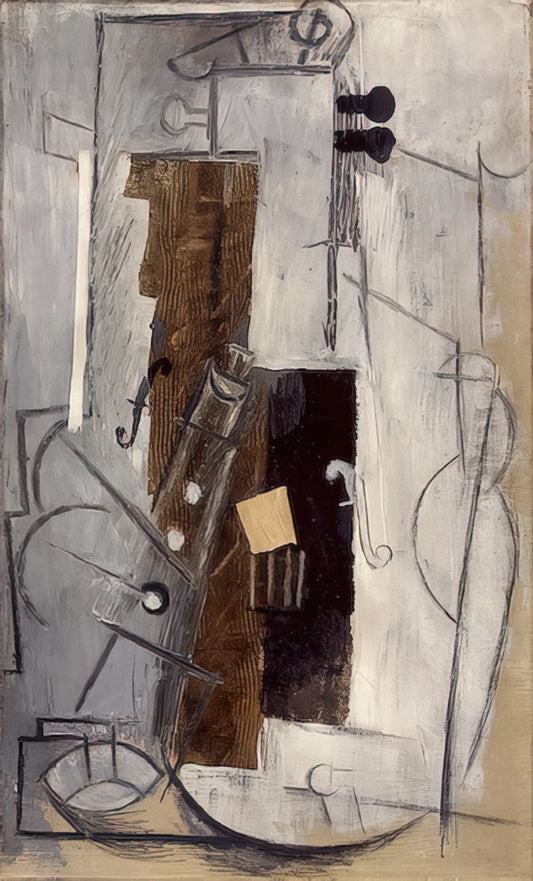 Pablo Picasso: The Revolutionary Genius of Modern Art - Clarinet and Violin - 1913 by Pablo Picasso