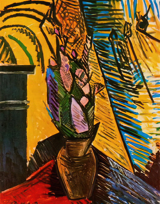 Pablo Picasso's Jesus Paintings: The Overlooked Religious Works of a Modern Master - Flowers on the table by Pablo Picasso