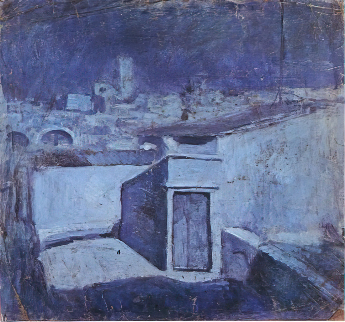 Pablo Print: The Definitive Guide to Picasso's Art in Reproduction - The roofs of Barcelona in the moonlight by Pablo Picasso