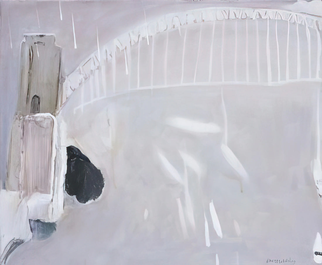 Paintings by Brett Whiteley: A Journey Through Australia's Most Celebrated Artistic Visionary - Lavender Bay in the Rain - Neo-Expressionism by Brett Whiteley