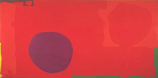 Patrick Heron Canvas: The Vibrant Legacy of a British Abstract Master - Cadmium with Violet, Scarlet, Emerald, Lemon and Venetian - 1969 by Patrick Heron