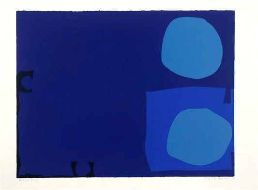 Patrick Heron for Sale: A Guide to Collecting the British Abstract Master's Work - Four Blues Two Discs - 1970 by Patrick Heron