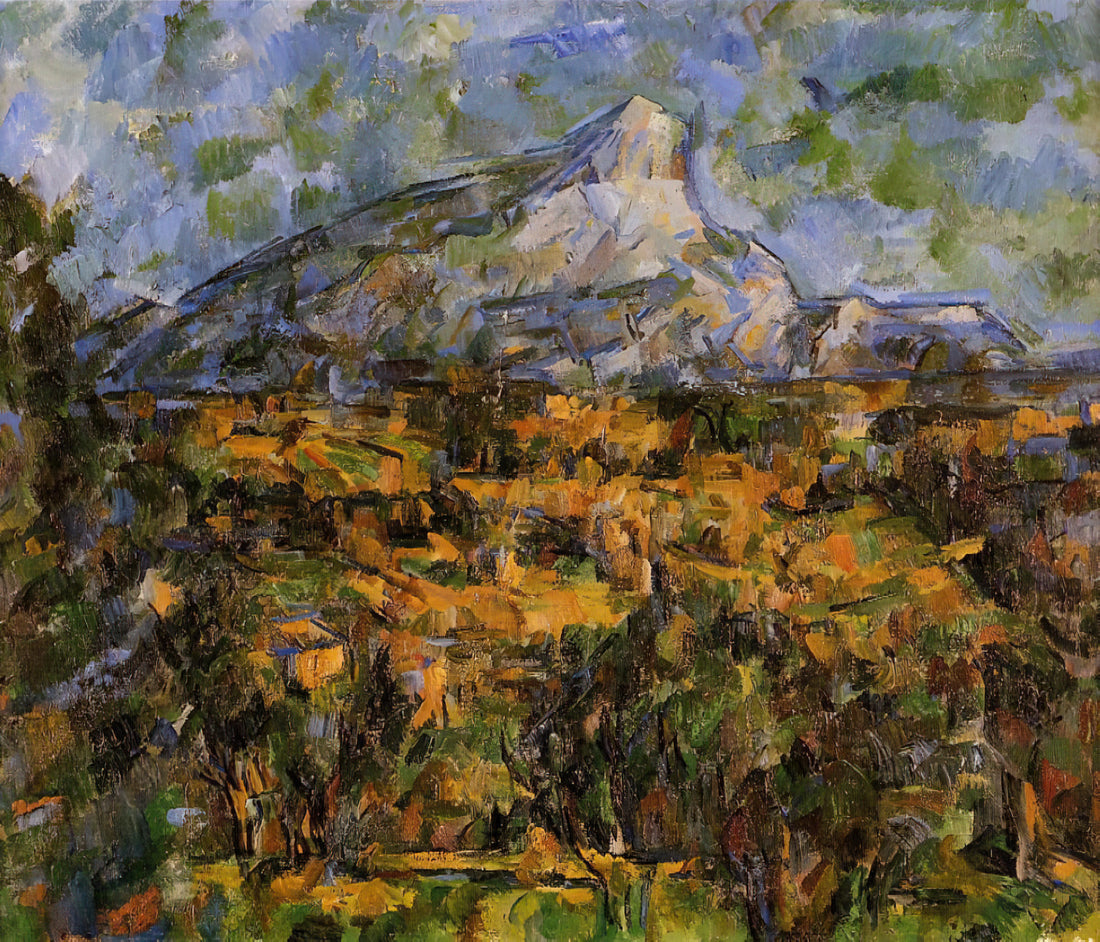 Paul Cézanne Wall Art: The Bridge Between Impressionism and Modernism for Your Home - Mont Sainte-Victoire Seen from les Lauves by Paul Cézanne