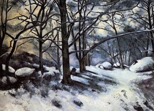 Paul Cézanne at the Musée d'Orsay: A Curator's Guide to the Master's Legacy - Melting Snow. Fontainbleau by Paul Cézanne