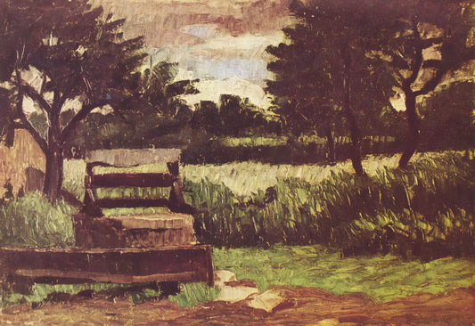 Paul Cézanne: The Architect of Modern Art and His Enduring Legacy - Landscape with fountain by Paul Cézanne