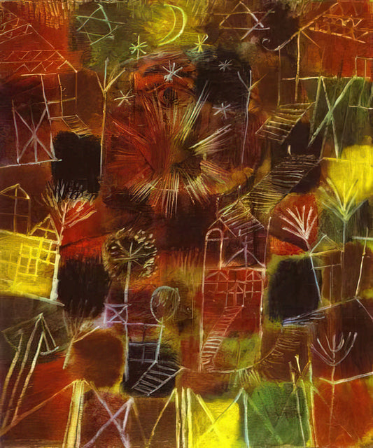 Paul Klee Art Prints: A Curator's Guide to Collecting the Master's Whimsical World - COSMIC COMPOSITION 1919 by Paul Klee