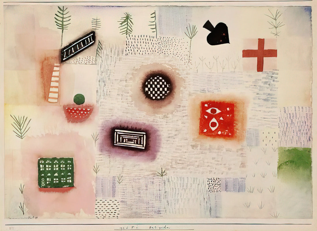 Paul Klee Artwork for Sale: A Collector's Guide to Acquiring Museum-Quality Prints - PLACE SIGNS 1926 by Paul Klee