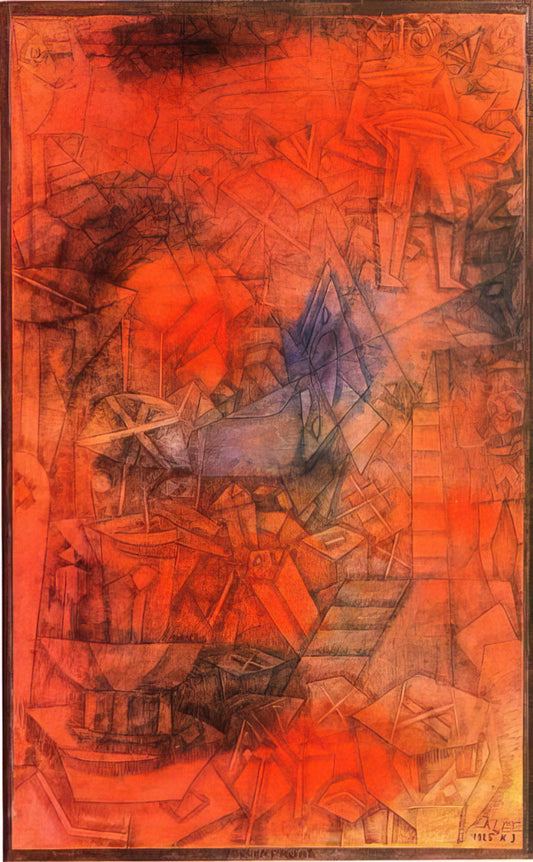 Paul Klee Kindergarten: Unpacking the Artist's Pedagogical Philosophy and Artistic Legacy - GROYNES 1925 by Paul Klee