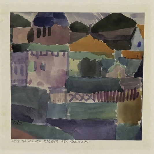 Paul Klee Lithograph: A Collector's Guide to the Artist's Printmaking Genius - IN THE HOUSES OF ST GERMAIN 1914 by Paul Klee