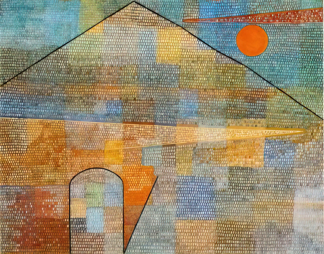 Paul Klee Paintings: A Journey Through Color, Line, and Poetic Abstraction - TO THE PARNASSUS 1932 by Paul Klee