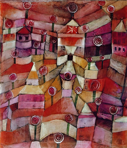 Paul Klee Prints for Sale: A Collector's Guide to Acquiring Museum-Quality Art - ROSE GARDEN 1920 by Paul Klee