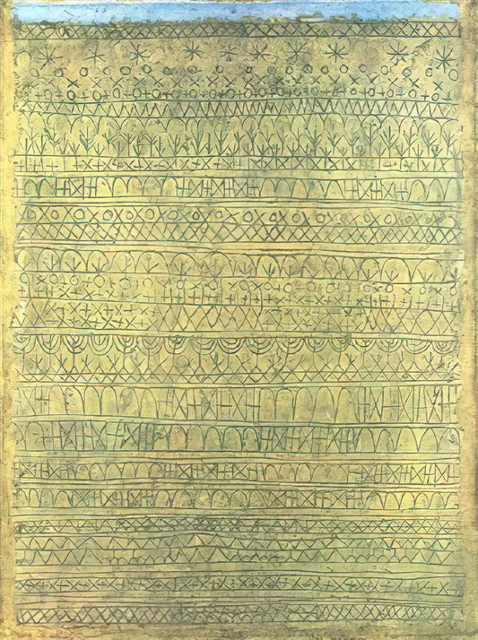 Paul Klee Reproductions: A Guide to Owning Museum-Quality Prints of a Modern Master - PASTORAL RHYTHMS 1927 by Paul Klee