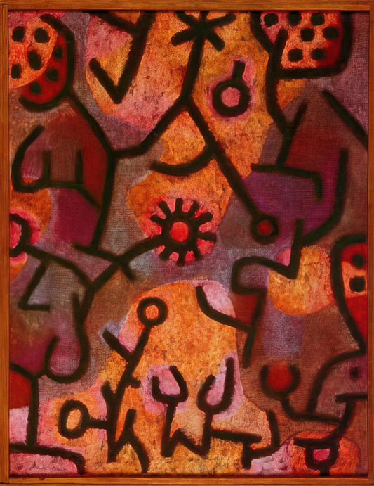 Paul Klee: The Man Behind the Mystical Masterpieces - FLORA ON ROCKS SUN 1940 by Paul Klee
