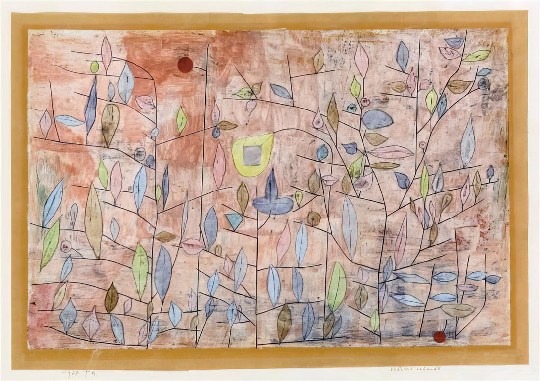 Paul Klee: The Movement of a Modernist Master and His Artistic Evolution - SPARSE FOLIAGE 1934 by Paul Klee