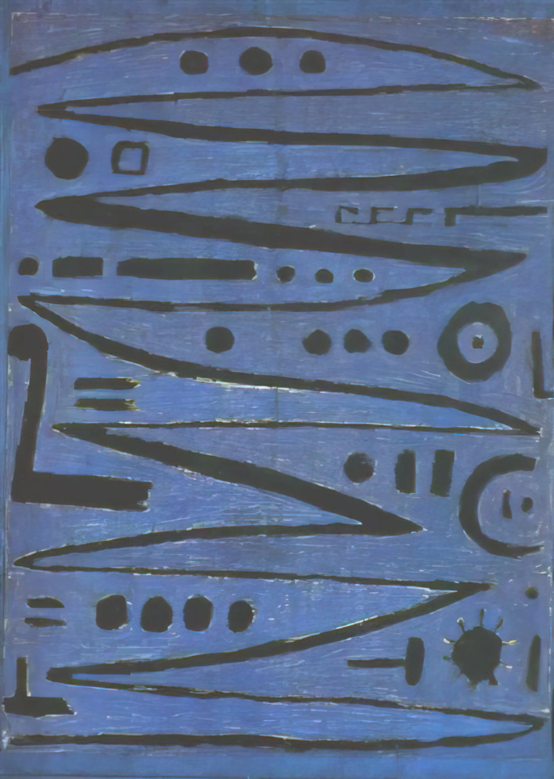 Paul Klee: The Poetic Visionary Who Redefined Modern Art - HEROIC FIDDLING 1938 by Paul Klee
