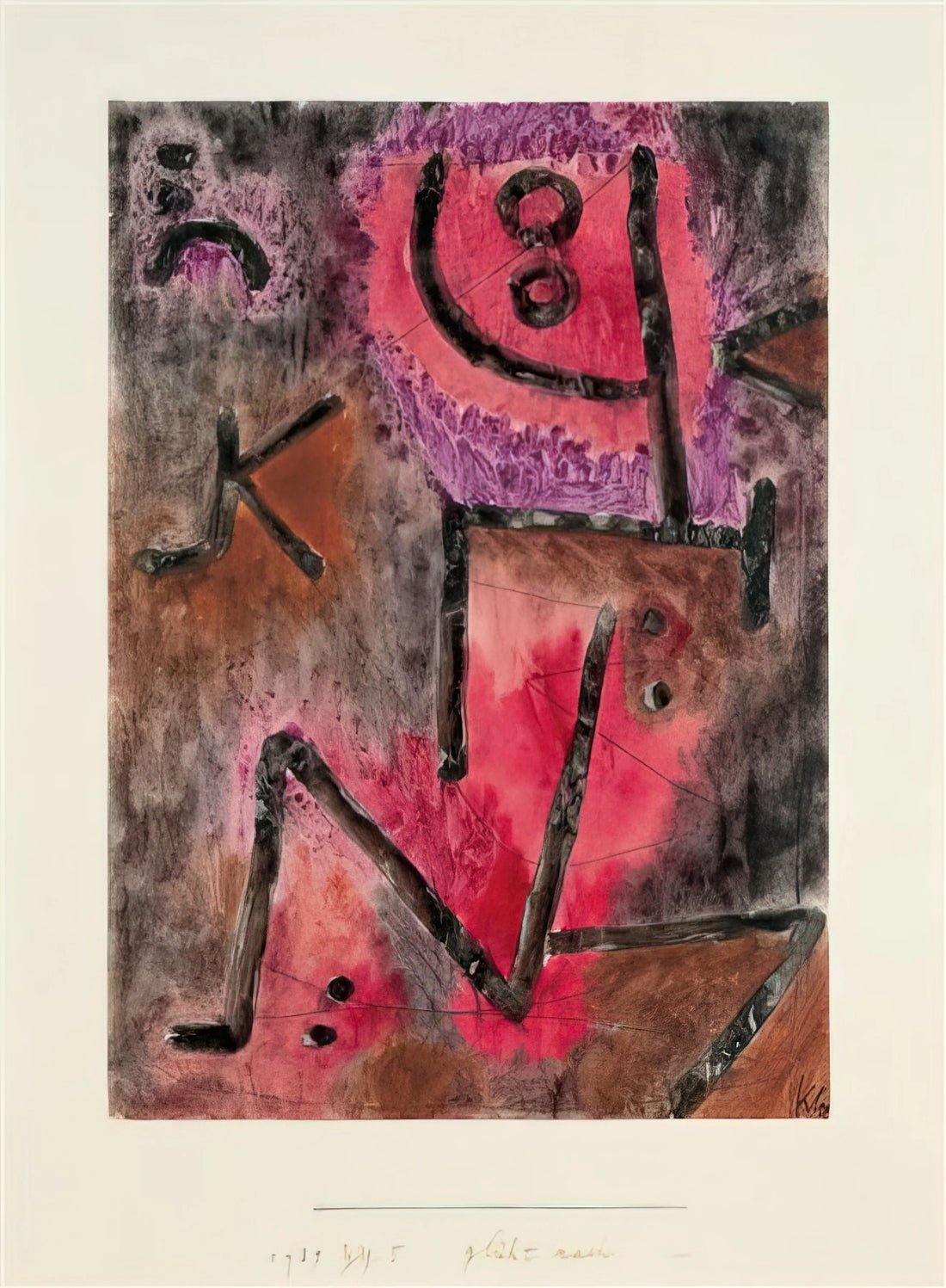 Paul Klee's Blossoming: A Journey into the Artist's Botanical Imagination - AFTER ANNEALING 1940 by Paul Klee
