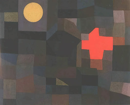 Paul Klee's Fish Magic (1925): A Surrealist Masterpiece Decoded - FIRE FULL MOON 1933 by Paul Klee