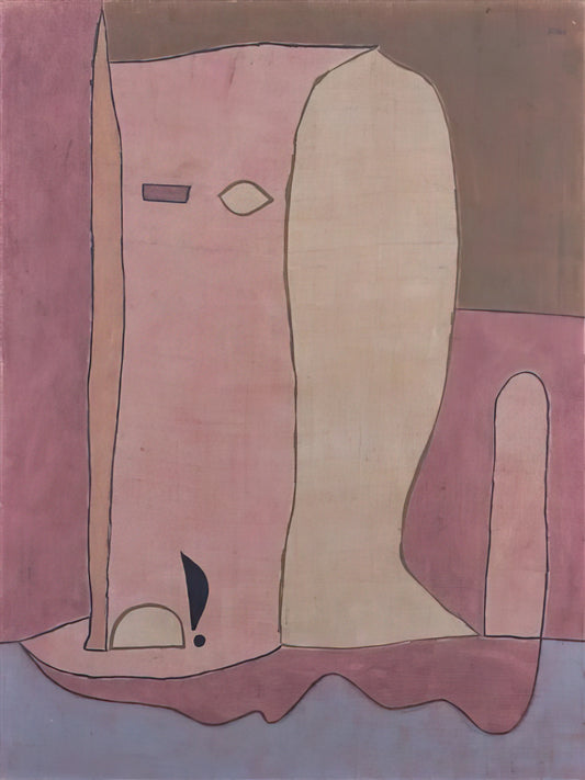 Paul Klee's Movement of Vaulted Chambers: Decoding the Artist's Architectural Abstraction - GARDEN FIGURE 1940 by Paul Klee