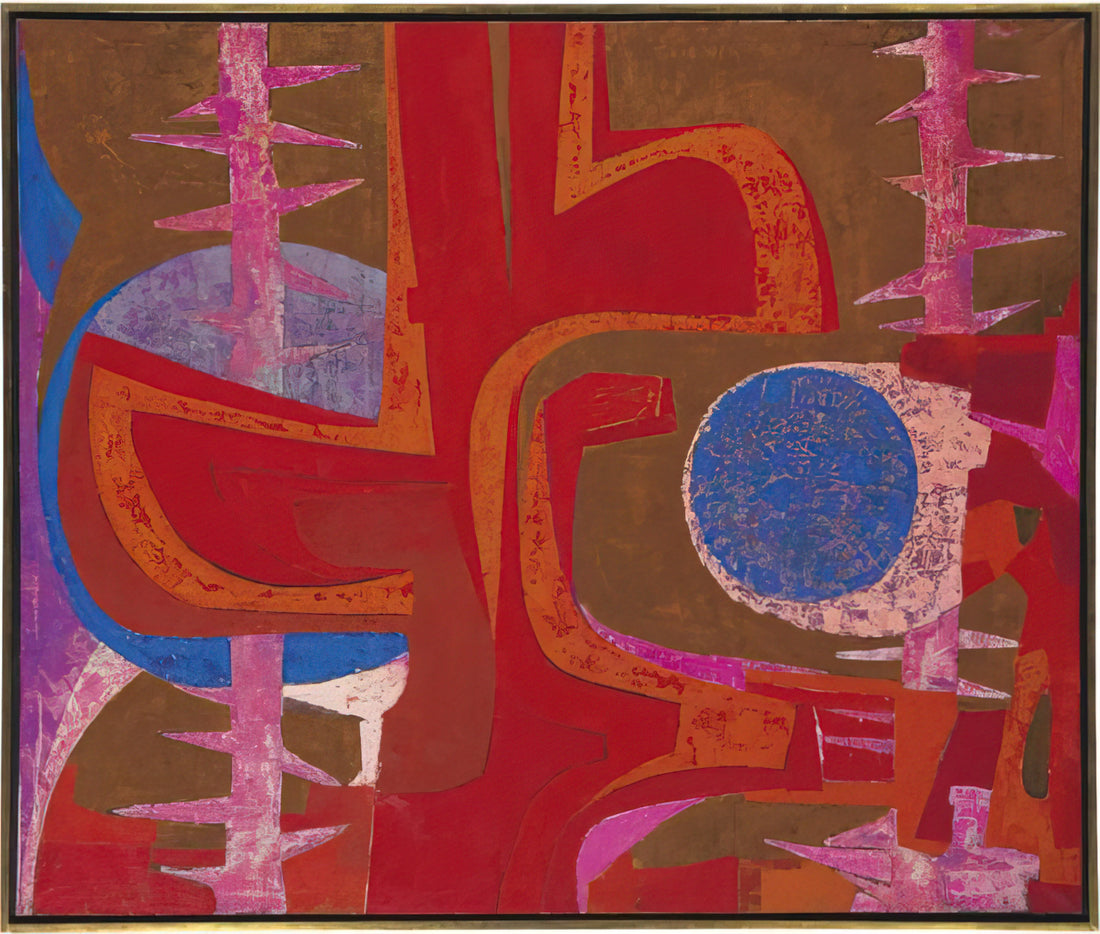 Pedro Coronel Posters: A Vibrant Legacy of Mexican Modernist Art - Sobre la tumba de Justino by Pedro Coronel