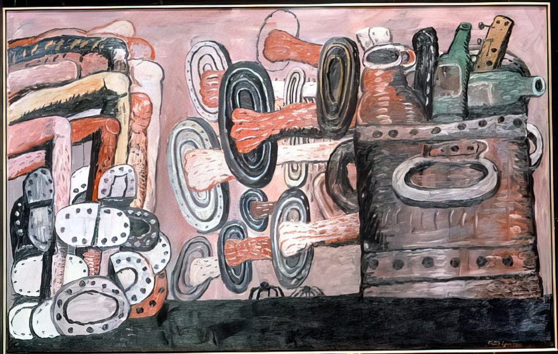 Philip Guston Brushed Aluminum Print: A Modern Collector's Guide to Iconic Art - THE STREET 1977 by Philip Guston
