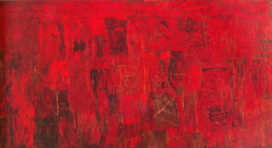 Philip Guston Works: A Journey Through the Provocative Vision of an American Master - RED PAINTING 1950 by Philip Guston
