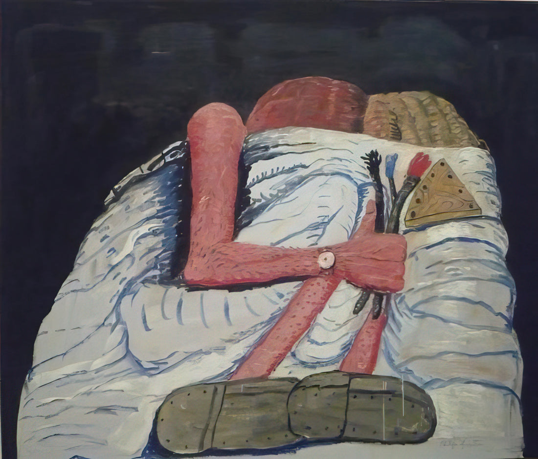 Philip Guston: The Radical Evolution of an American Master - COUPLE IN BED by Philip Guston