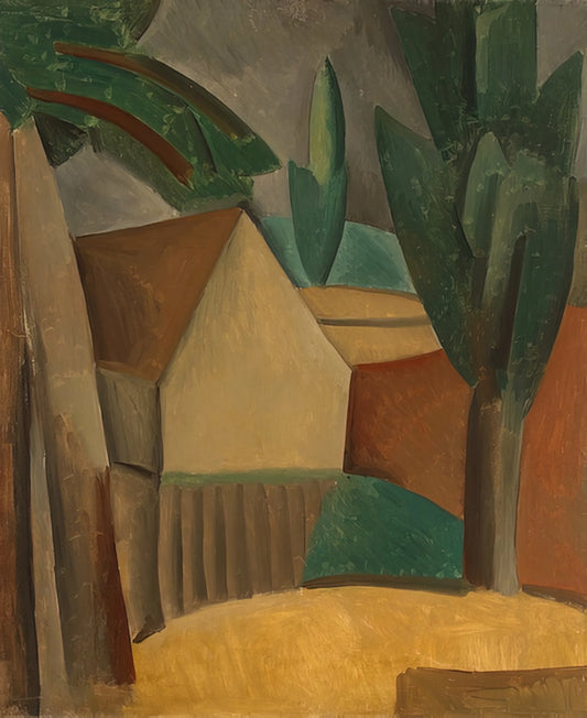 Picasso 1957: The Master's Late Period and Its Enduring Legacy - House in a Garden - 1908 by Pablo Picasso
