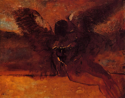 Picasso Maya: A Portrait of Innocence and Artistic Evolution - The Fall of Icarus - 1958 by Pablo Picasso