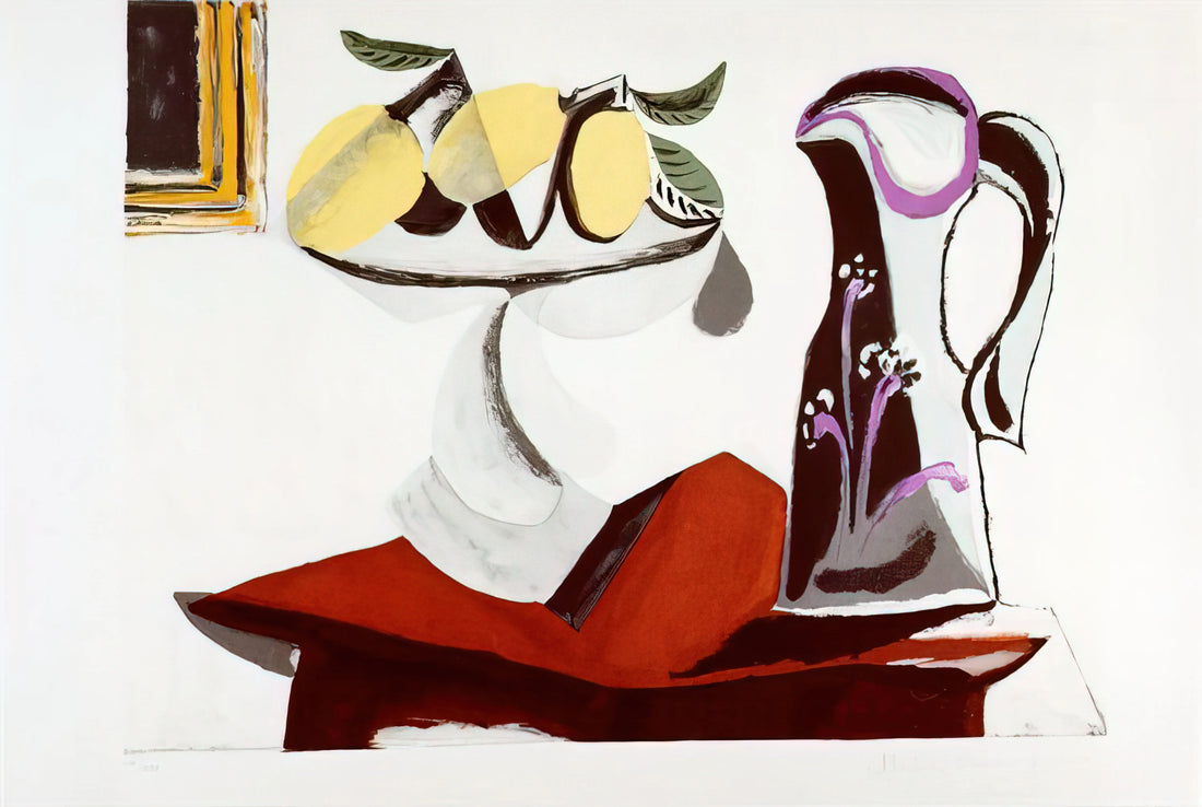 Picasso Prints Original: Authenticity, Value, and Collecting Guide - Still life with lemon and jug by Pablo Picasso