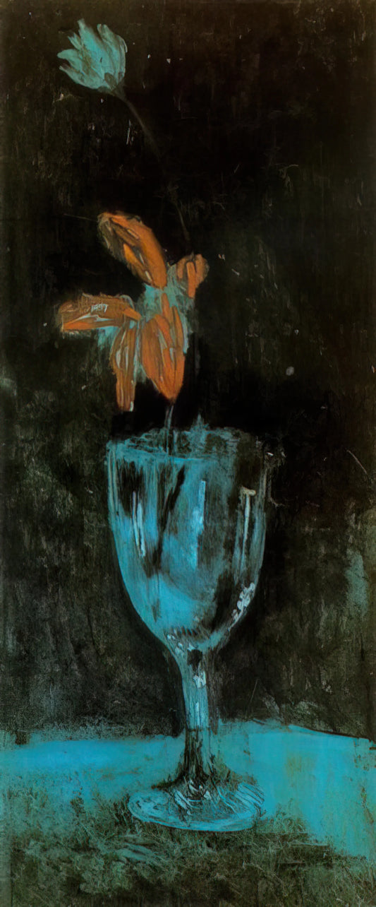 Picasso and Classical Art: The Master's Unexpected Return to Tradition - A blue vase - 1903 by Pablo Picasso
