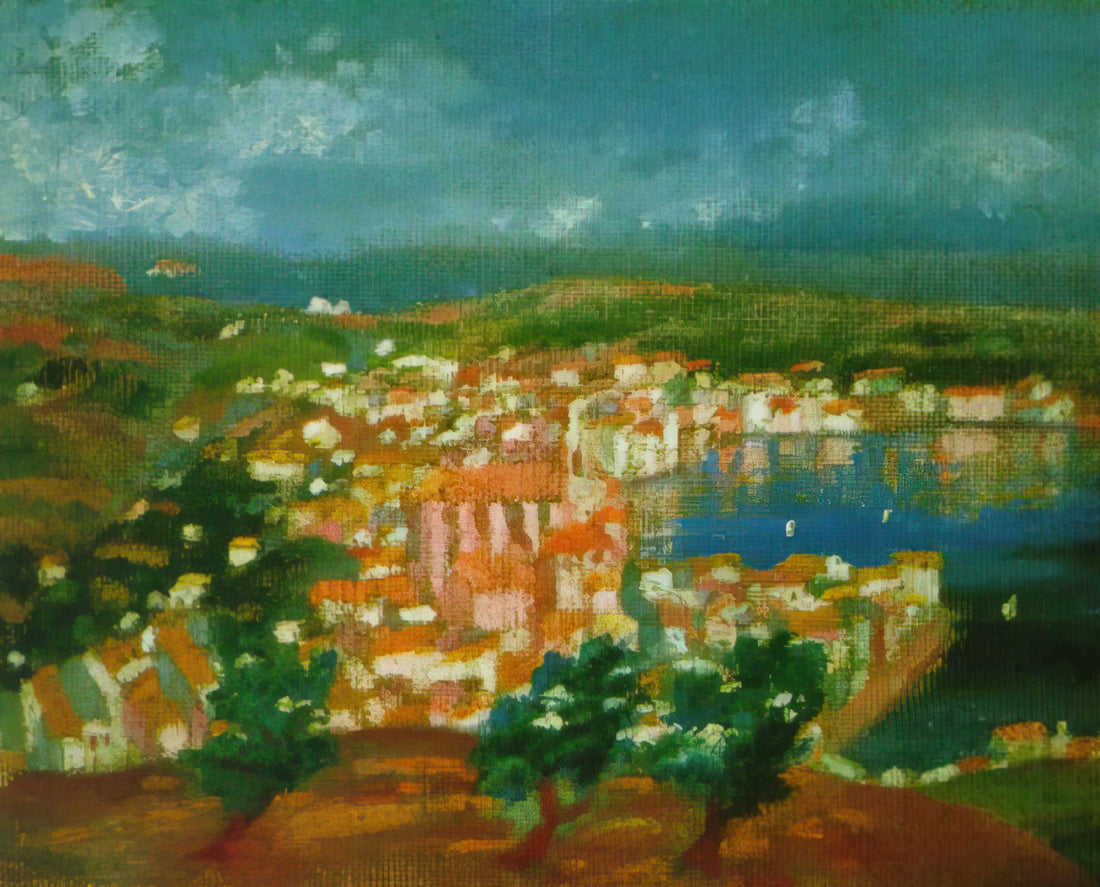Picasso and Salvador Dalí: The Titans of Modern Art and Their Enduring Legacy - LANDSCAPE NEAR CADAQUES 1921 1 by Salvador Dali