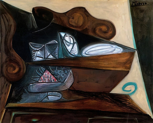 Picasso's Le Clown Lithograph: A Masterpiece of Modern Printmaking - The buffet of  Catalan  by Pablo Picasso