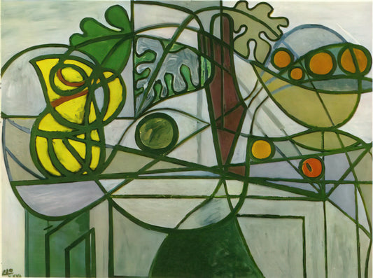 Picasso’s Maya au bateau: A Masterful Study of Innocence and Geometry - Still life by Pablo Picasso