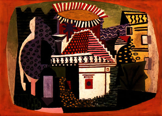 Picasso's Vollard Suite: A Masterpiece of Graphic Art and Artistic Evolution - Landscape of Juan-les-Pins by Pablo Picasso