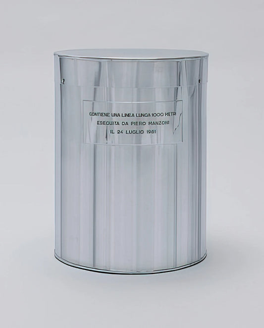 Piero Manzoni Framed Canvas Print: A Collector's Guide to Acquiring Iconic Conceptual Art - Line 1000 Meters Long - 1961 by Piero Manzoni