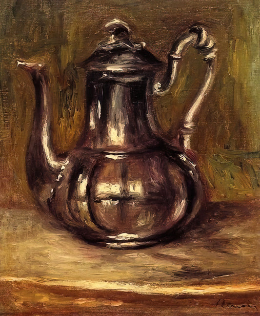 Pierre-Auguste Renoir Paintings: A Curator's Guide to the Impressionist Master's Enduring Legacy - Coffee Pot by Pierre-Auguste Renoir